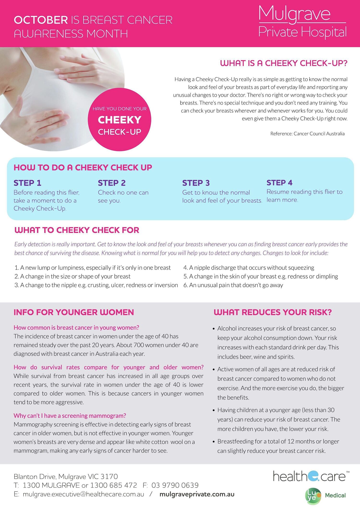 Mph Breast Cancer Awareness Flier Untitled Page